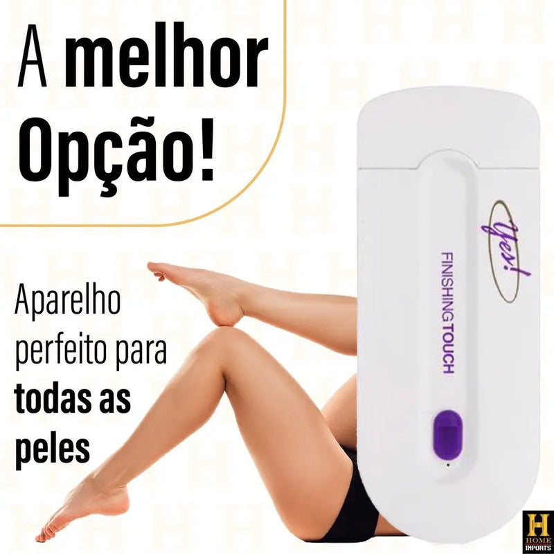 Depilador feminino elétrico Removedor De Pelos facial corporal Yes Finishing Touch Sem Fio recarregável