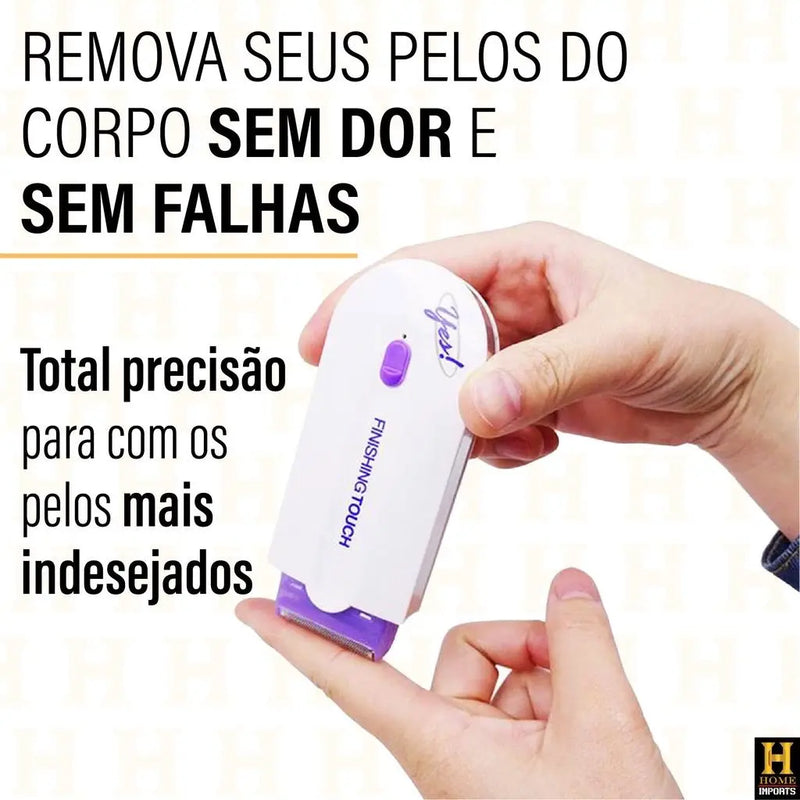 Depilador feminino elétrico Removedor De Pelos facial corporal Yes Finishing Touch Sem Fio recarregável